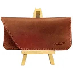 Кожаный чехол для очков BlankNote Crazy Horse Светло-коричневый 