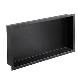 Полка-ниша для ванной комнаты Mixxus Premium NICHE-0102 BLACK из нержавеющей стали SUS304 (MI6680)