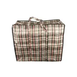 Сумка господарська поліпропіленова баул у клітинку 55х43.5х24.5 см, A-plus Різні кольори 87732