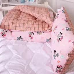 Ковдра MirSon антиалергенна дитяча зима Kids Time 20-0042 Pink Mikey Mouse 110x140 см EcoSilk (2200009663987) - мініатюра 4