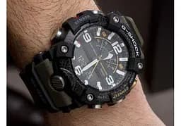 Стильні полімерні чоловічі наручні годинники Casio оригінал Японія G-Shock GG-B100-1A3ER з полімерним ремінцем - мініатюра 2