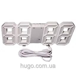 Настільний цифровий LED-годинник / White - мініатюра 3