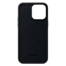 Кожаный чехол-панель для Apple iPhone 13 Pro, FAKE Leather Case, черный, искусственная кожа, премиум, противоударный, защита всего корпуса, с мягкой подкладкой, поддержка MagSafe и беспроводной зарядки, ArmorStandart (ARM61373) - мініатюра 2