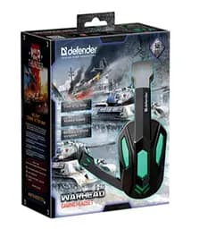 Ігрові навушники Defender Warhead G-275 1.8м Зелено-чорні - мініатюра 4