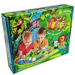 Набор для лепки Strateg Jungle, на украинском языке (71409)