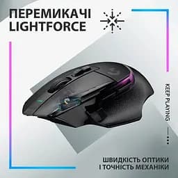 Мишка бездротова Logitech g502 X Plus (910-006162) чорна - мініатюра 4