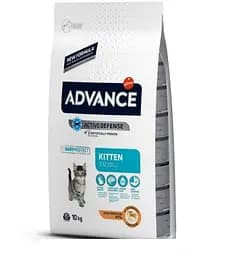 Сухий корм для кішок Advance Cat Kitten 10 кг. для кошенят, а також для вагітних і кішок, що годують.