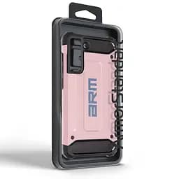 Чехол для Samsung Galaxy S21 FE 5G (G990), Panzer, розовый, противоударный, бронированный, милитари, панель-накладка, защита всего корпуса, защита дисплея и камеры, термополиуретан (TPU) + поликарбонат (PC), ArmorStandart (ARM71470) - мініатюра 7