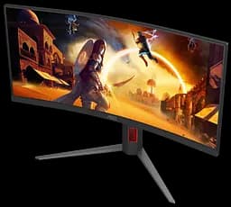 Монiтор 34" AOC CU34G4Z Black - мініатюра 6