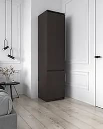 Пенал для дома Flamecame закрытый со штангой из ДСП II FT-218 Венге темный