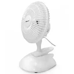 Портативный мини вентилятор Domotec MS-1623 настольный с прищепкой работа от сети