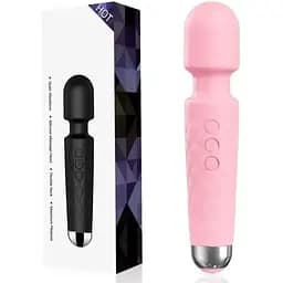 Вібратор для жінок 20 режимів вібрації 8 швидкостей рожевий 10 см