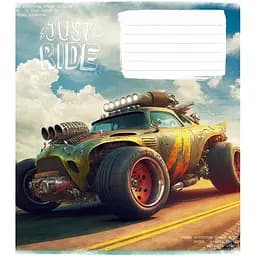 Тетрадь ученическая Offroad masters Школярик 012-3287C-3 в косую линию 12 листов