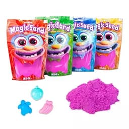 Кінетичний пісок Magic sand 39402-4 Strateg фіолетовий, 0,350 кг, в пакеті (4823113865108)