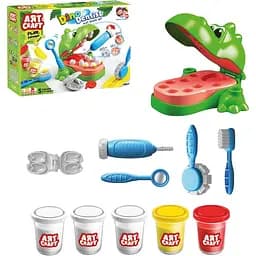 Набор для творчества из теста Dede Art Craft Дино дантист (3677)