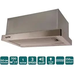 Витяжка Ventolux Garda 50 Inox (500) LED - мініатюра 4