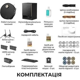 Робот-пилосос Dreame Bot MatriX 10 Ultra Black (RLX95CE-bl) [147256] - мініатюра 9