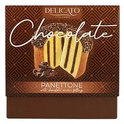 Паска Delicato Italiano з шоколадним кремом та шоколадною глазур'ю 750 г