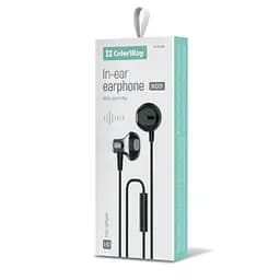 Навушники ColorWay Slim 3.5 мм Wired Earphone Blast 1 Black (CW-WD01BK) - мініатюра 8