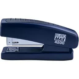 Степлер Buromax пластиковий №24/6, 26/6, 20 аркушів синій (BM.4200-02)