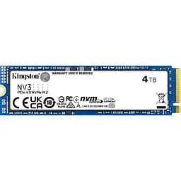 Накопичувач SSD M.2 2280 4TB Kingston (SNV3S/4000G)
