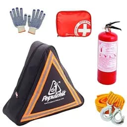 Сумка набір автомобіліста Дорожній Стандарт трикутна сумка чорна 01-013-У