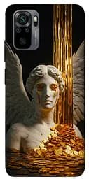 Чохол Demsky Gold statue для Xiaomi Redmi Note 10 / Note 10s