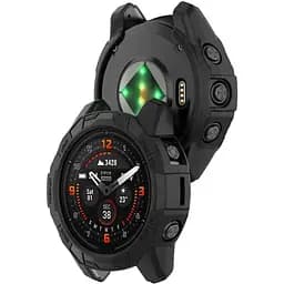 Чохол-бампер DK CDK для Garmin Fenix ​​7 Pro Силікон Outlines (018565) (black) - мініатюра 2