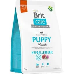 Сухий корм для цуценят Brit Care Dog Hypoallergenic Puppy, гіпоалергенний, з ягням, 3 кг