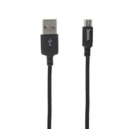 Кабель Hoco X14 Times speed Micro charging cable, ( L-2M ) Black