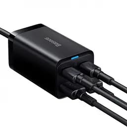 Блок швидкого заряджання 4 порти Baseus GaN3 Pro 65 W (2 Type-C + 2 USB) - мініатюра 2