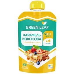 Карамель кокосовая Green Leaf со сладкой стевией 90 г