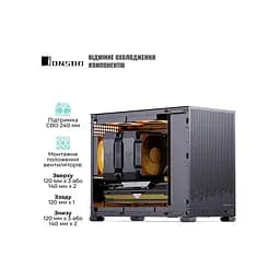 Корпус JONSBO D32 STD Black - мініатюра 4