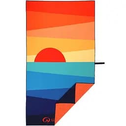 Рушник Lifeventure Soft Fibre Print Giant Голубой-оранжевый