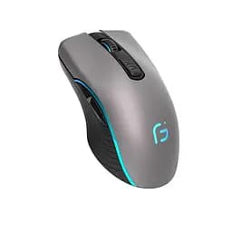 Комп'ютерна миша Gamousе X9 бездротова, безшумна ігрова з акумулятором та підсвічуванням Gray 2,4G+Bluetooth