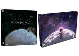 Настольная игра Geekach Games Набор дополнений к игре Дюна: Империум - Расцвет Икса + Бессмертие (укр.) + уникальное промо! (GKCH038IX+1)