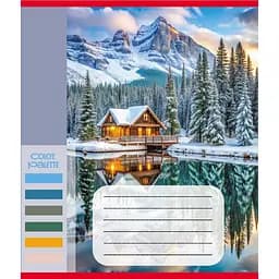 Зошит учнівський "Кольори гір" 060-610093K-5 в клітинку, 60 аркушів