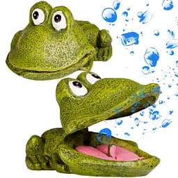 Декорація весела жаба Kruger Meier Froggy Bubble 11x8x5 см (1185) - мініатюра 4