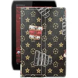 Чохол StatusCASE з екошкіри для планшету Motorola Droid XYBOARD 8.2 MZ609 Луі-Вітон-коричневий