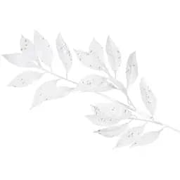 Искусственная ветка 76 см Флористический материал для декора с стразами Белый