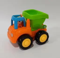 Машина стройтехника 326 CD HOLA инерция (6966655110034) Грузовик оранжево-зеленый Вид 2