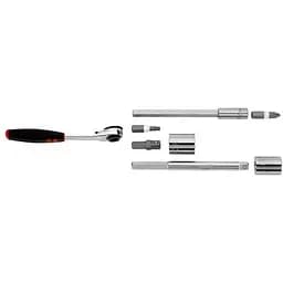 Набір головок торцевих Wurth Multi з тріскачкою 1/4" 23 шт. Zebra (096511 23) - мініатюра 3
