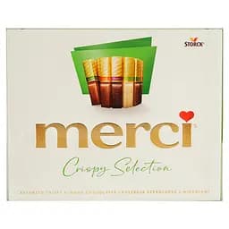 Уценка. Конфеты Merci ассорти с миндалем шоколадные, 250 г (577325)