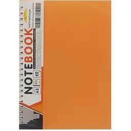 Блокнот А5 Апельсин Б-БП5-60 пружина збоку 60 аркушів помаранчевий
