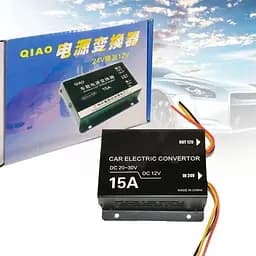 Перетворювач XPRO QIAO TB 2412 (15A) з 24V на 12V (20) чорний (MER-14230_418) - мініатюра 3