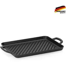 Сковорода-гриль чугунная Kela Calido 35х25 см черная (12469)