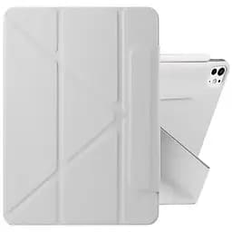 Обкладинка BeCover Ultra Slim Origami Magnetic з кріпленням Apple iPad Pro 11" M4 2024 Gray (712962)