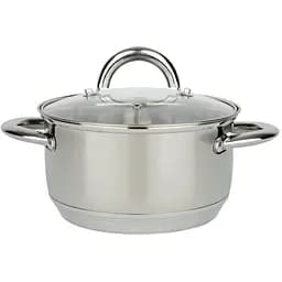 Каструля Vinnarc нержавіюча з кришкою 1.9 л. (5019-VN)