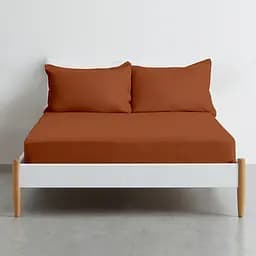Простирадло Cosas на резинці 80х200 сinnamon, кориця (Cinnamon122_80x200x20) - мініатюра 3