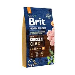 Сухой корм Brit Premium Dog Adult M 8 кг для собак средних пород (весом от 10 до 25 кг)